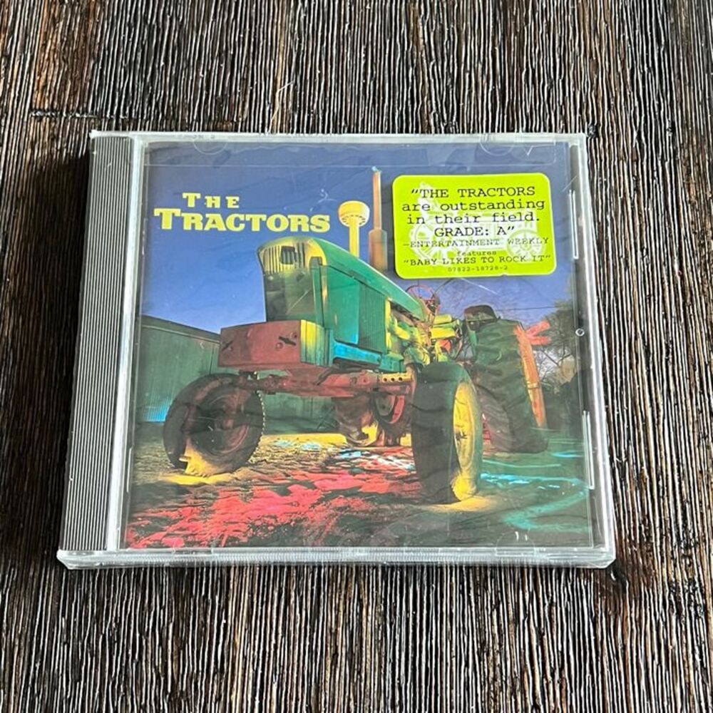The Tractors Self Titled Album Country Rock Compact Disc CD Sealed Cracked Case